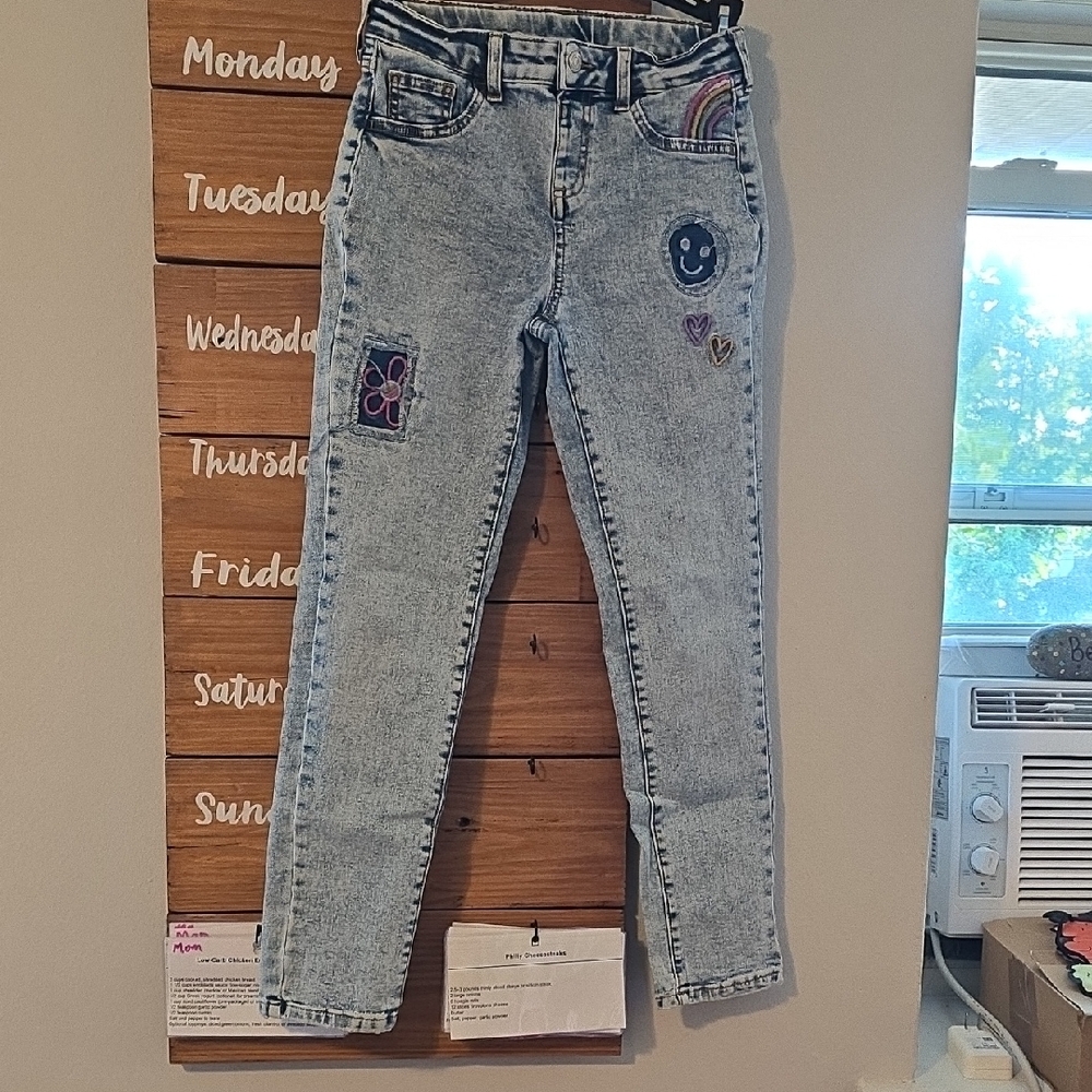 Jumping Beans Light Blue Jeans with Fun Patches